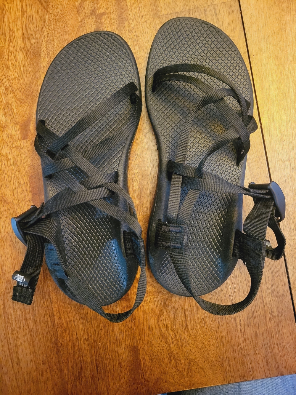 Chaco Black Strappy Women's Sandals